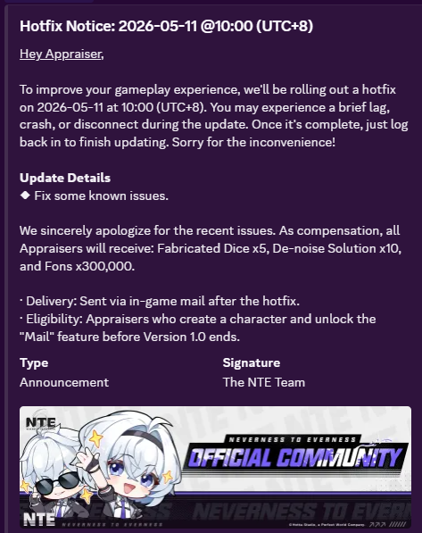NTE Intel (@NTEIntel) / Posts / X