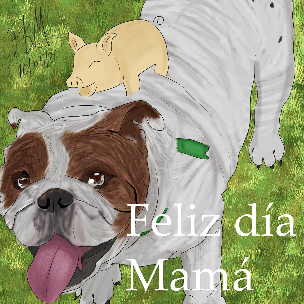 PKM_501's tweet photo. Espero hayan pasado un feliz dia de las madres junto a sus mamás. Aquí un pequeño dibujo que le hice a mi madre de su hijo canino favorito.
#MothersDay #pets #digitalart #art https://t.co/dXYShZJDD2