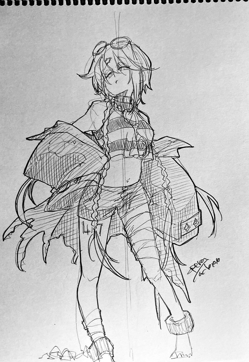 ほしぃるべを描くつもりだったんだけど入りきらなくて単体に リベンジ