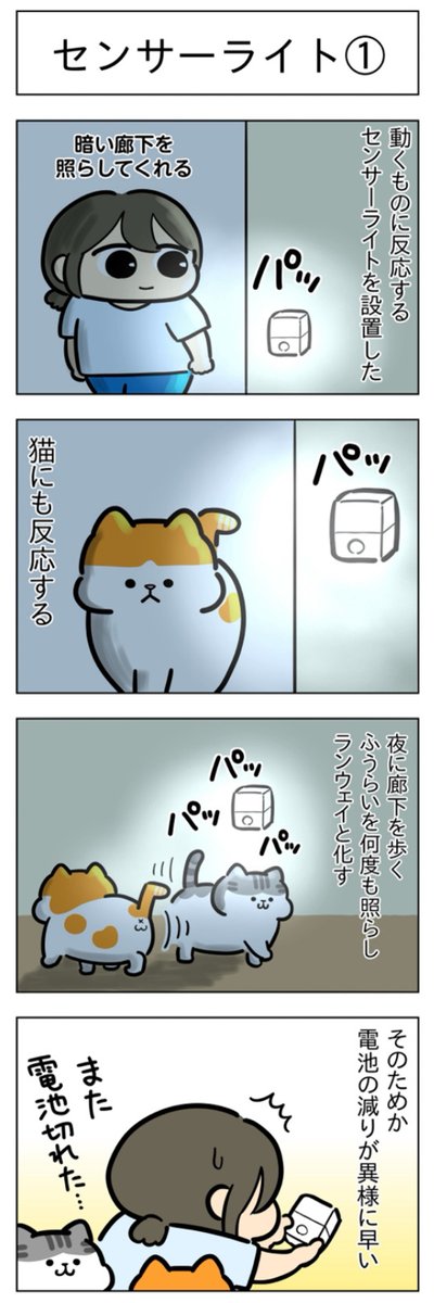 「センサーライト①」(はる蔵さんの「ふうらい日和」第241回)
つづきはこちら⇒ https://t.co/6e1iaWZZx1 