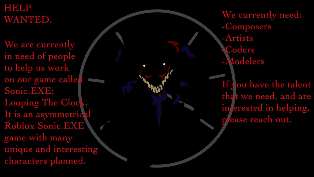 SONIC.EXE - LOOP THE CLOCK tweet media
