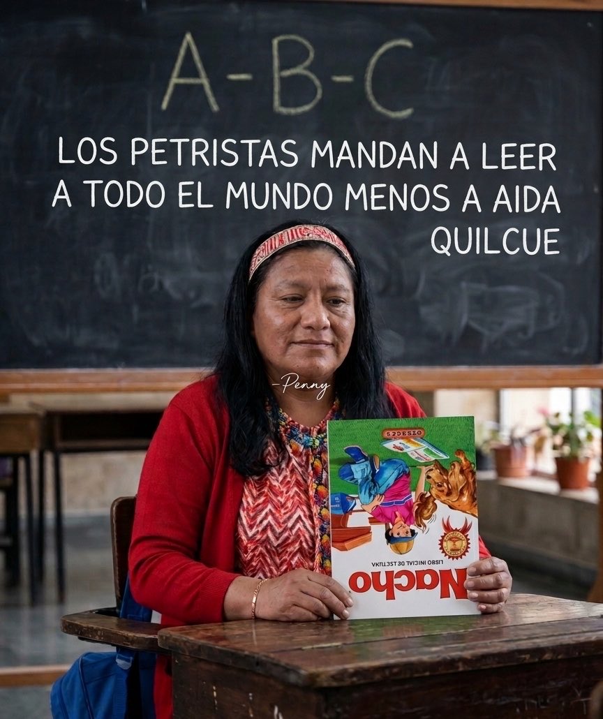 Los petristas mandan a leer a todo el mundo menos a Aida Quilcue 😡