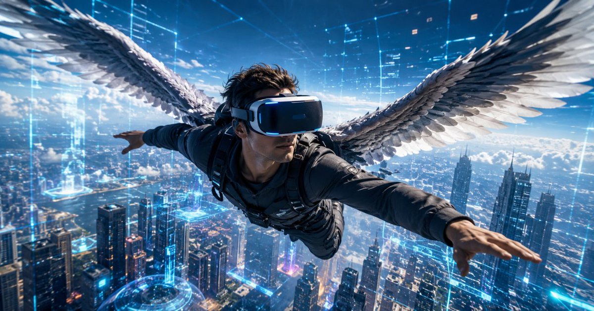 NazologyInfo's tweet photo. VR空間で1週間「飛び続けた」結果、脳に驚きの変化が起きていた
https://t.co/xF3avYyaYF

中国BNUは25人の被験者にVR空間で、翼を使った飛翔体験を1週間してもらう実験を実施。すると、被験者の脳に興味深い変化が起こっていたのです。 https://t.co/kYZjlhCtlK