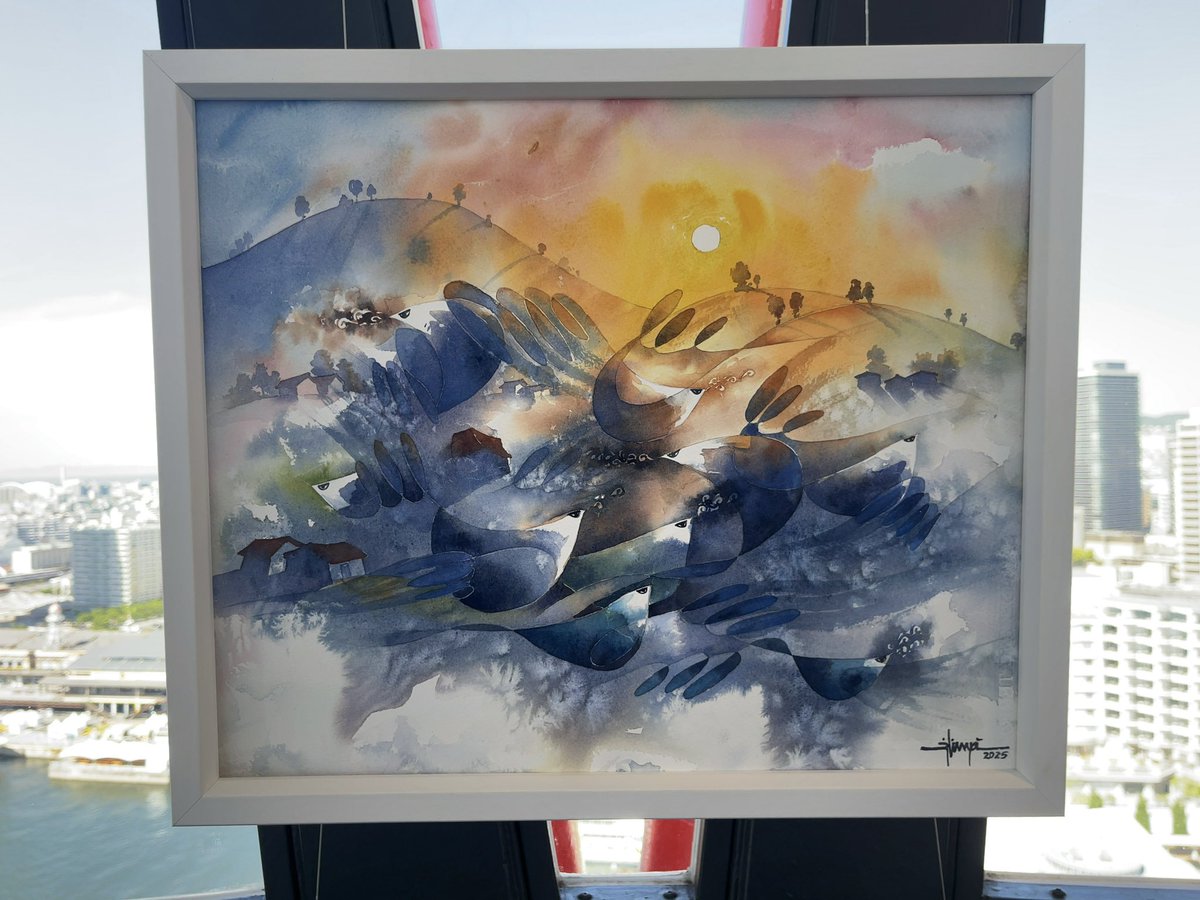 The 1st week of the Japan Nadeshiko Watercolor Triennale 2026 has