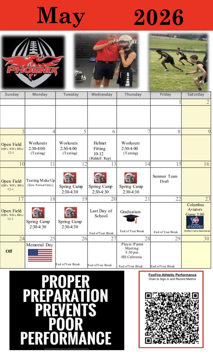 Foxfire Phoenix HS Football tweet media
