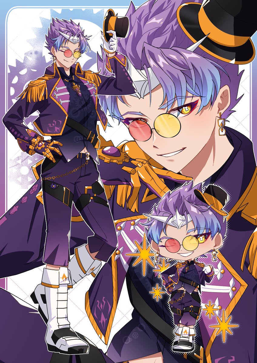 HattlingHattoru's tweet photo. A trio of handsome &amp; cute hatboys - just for you~!

@/mochaLatte_umai https://t.co/x823EuizjB