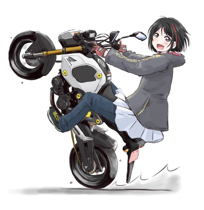 バイクに乗れば変なこと考える暇が無くなるのでオススメです! まずは原付から!