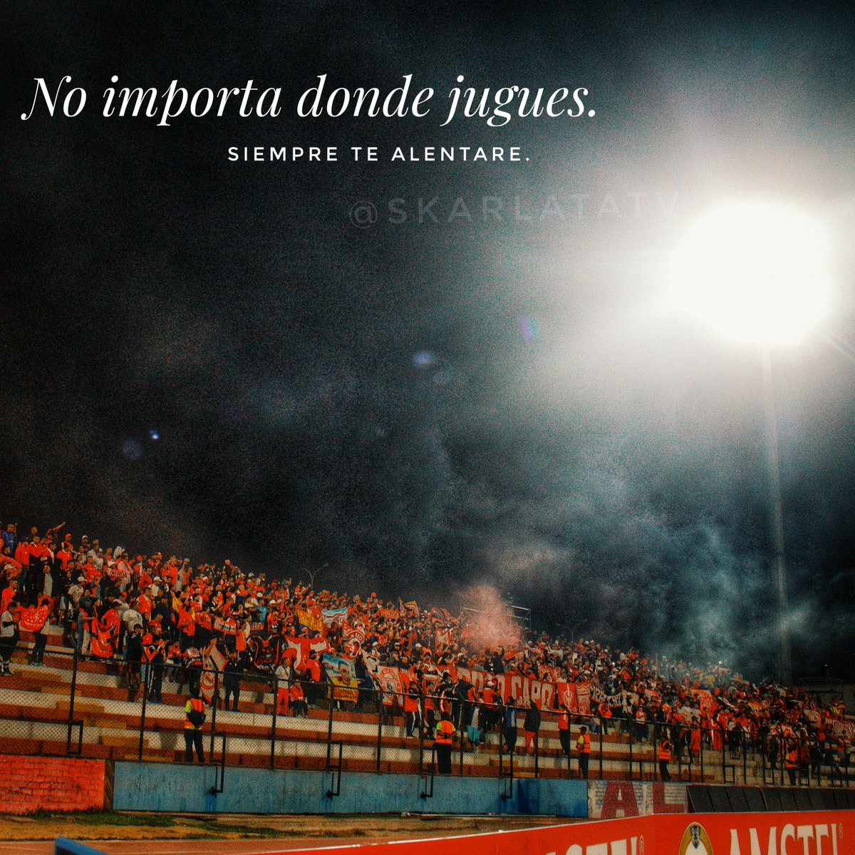 “Porque esta pasión no conoce fronteras.
Queremos ver en comentarios cómo se vivió Perú desde la tribuna.”