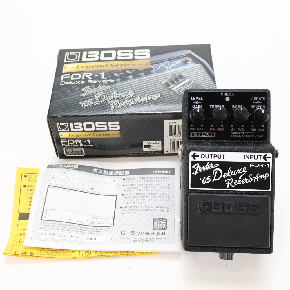 中古入荷🎸】BOSS FDR-1 Deluxe Reverb オーバードライブ ギター