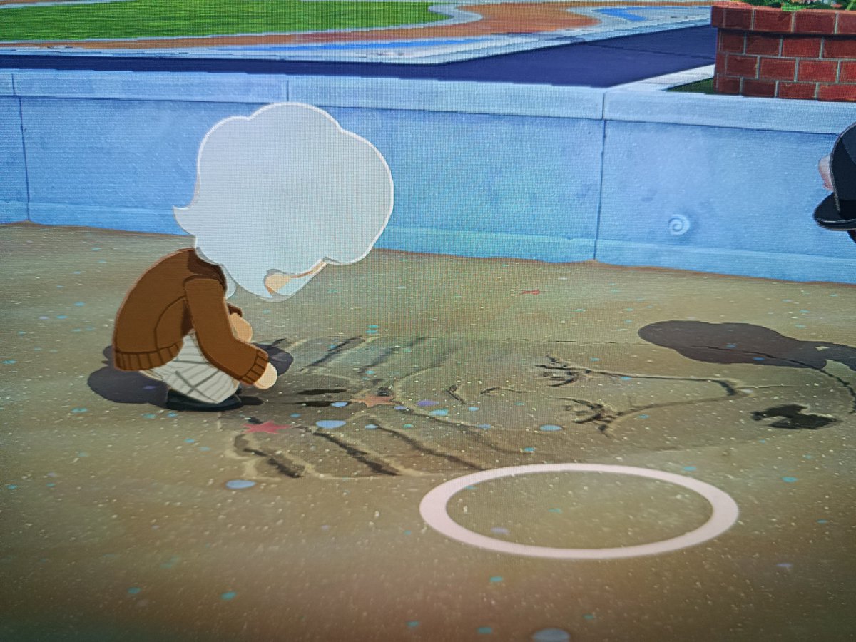 valjean drawing cosette in the sand