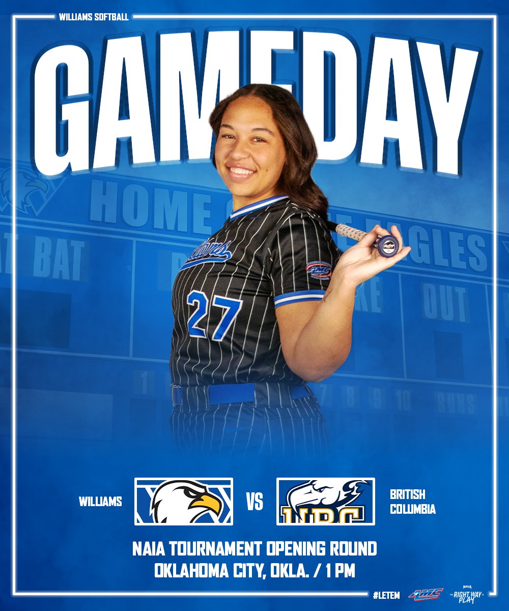 WBUSoftball's tweet photo. Welcome to postseason softball 🦅🔥
🆚British Columbia
🏆NAIA Softball Opening Round
📍Oklahoma City
⌚️1 PM
📊https://t.co/VeWjQBhueC
📺https://t.co/uQ5sE6ZEIS
#LetEm #FIGHT #TheRightWayToPlay https://t.co/BUUL1J3LcX