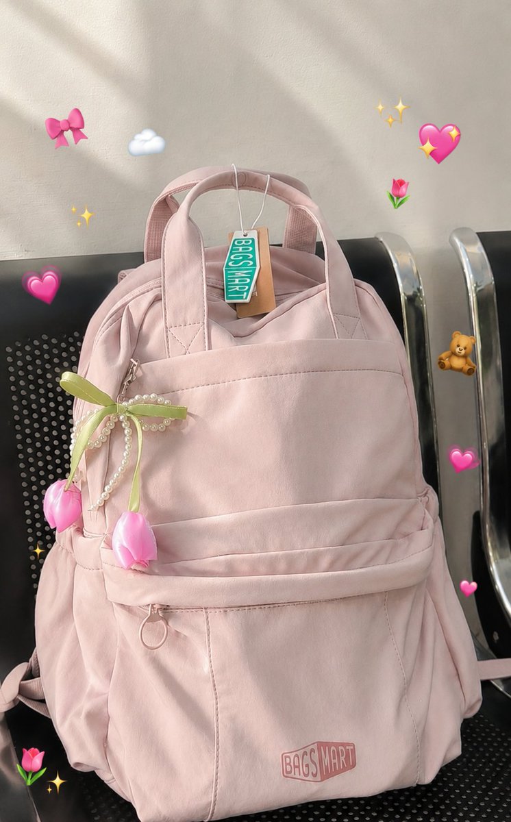 cringemouth's tweet photo. NYESEL BGTT
 kenapa baru beli tas ini di semester akhir kuliah 😭😭 https://t.co/hfhCldeciY
