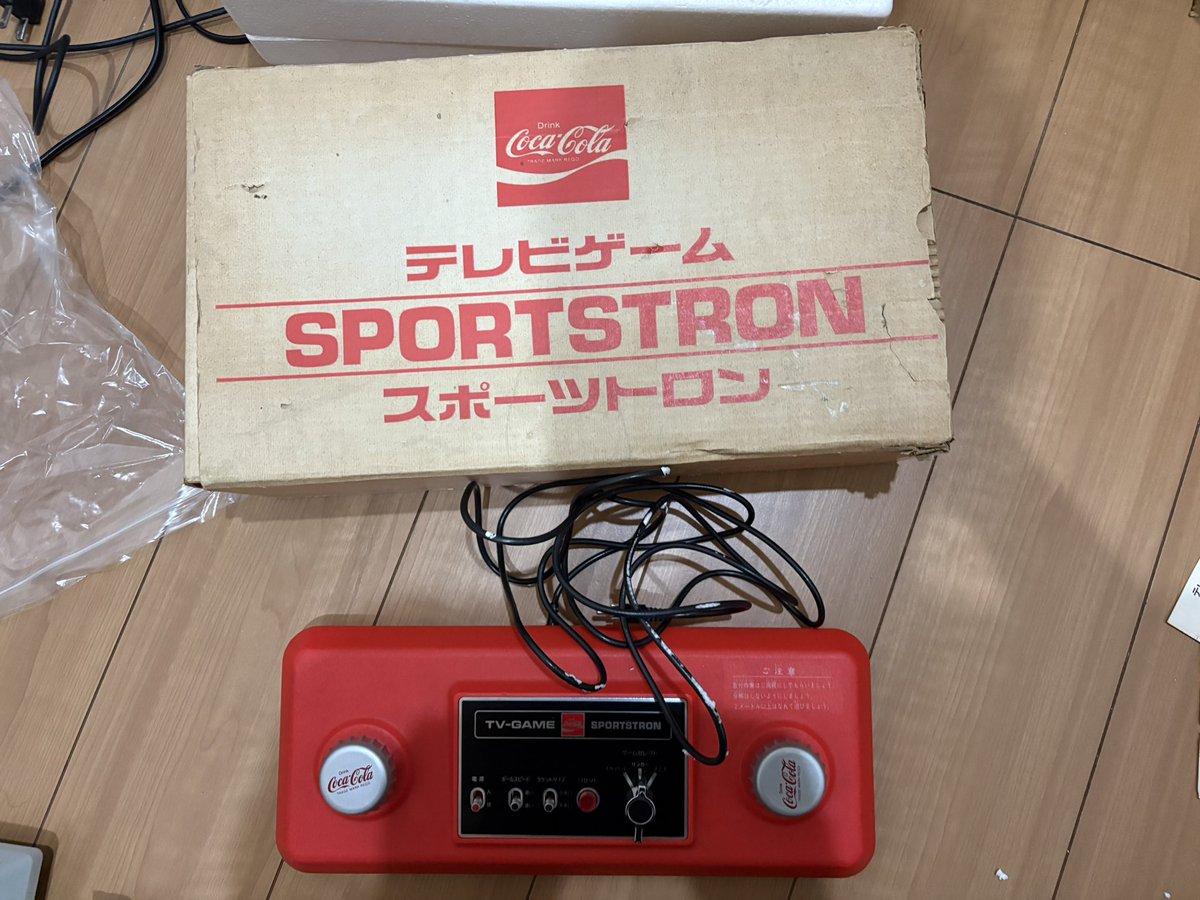 【動作OK】1977年 コカコーラ SPORTSTRON レトロTV ゲーム 動作OK】1977年 コカコーラ SPORTSTRON レトロTV ゲーム - メルカリ