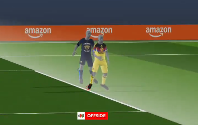 Increíble que esto siga siendo fuera de lugar.
La FIFA tiene que echar a andar la modificación a la regla de 'offside'.

Pumas 3-2 América