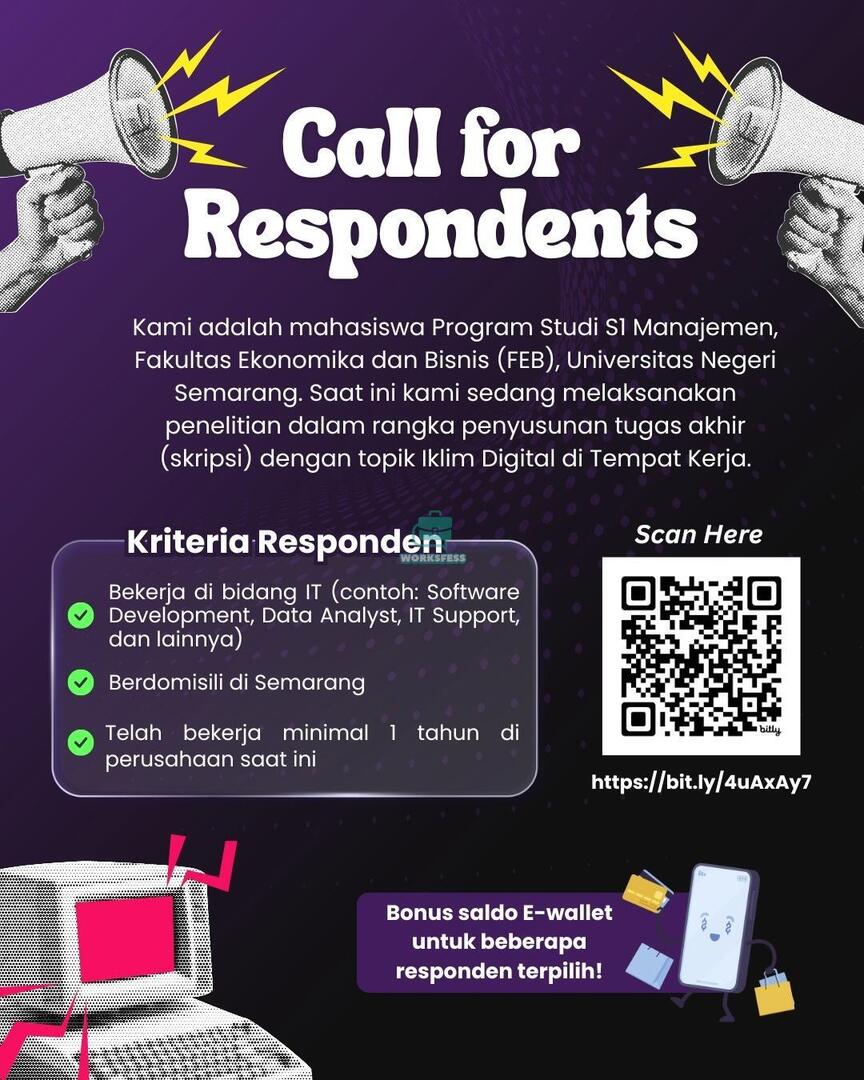 worksfess's tweet photo. Work! aku lagi butuh responden buat skripsi dengan kriteria seperti di gambar. Bagi yang sesuai kriteria, mohon ketersediaan nya untuk mengisi yaa🙏🏻 Terima Kasih ✨✨ https://t.co/idOtJi6Q8f