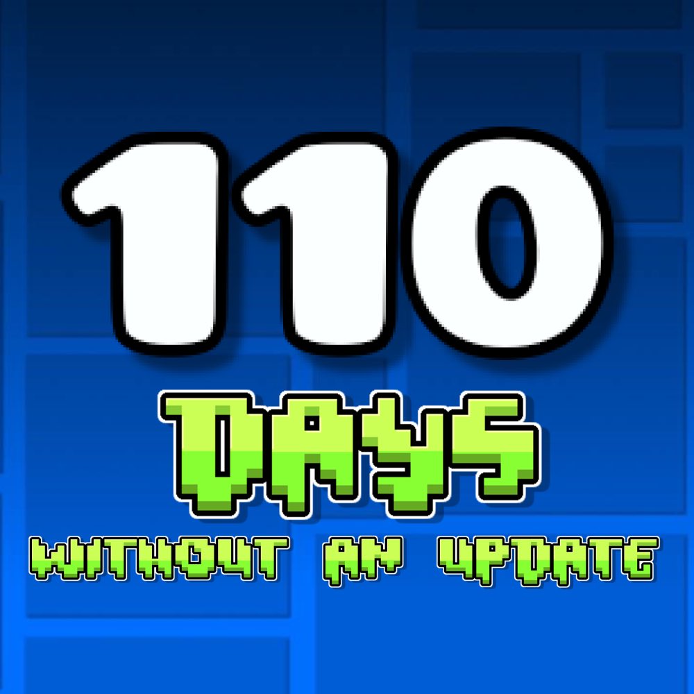 Days without a Geometry Dash Update tweet media