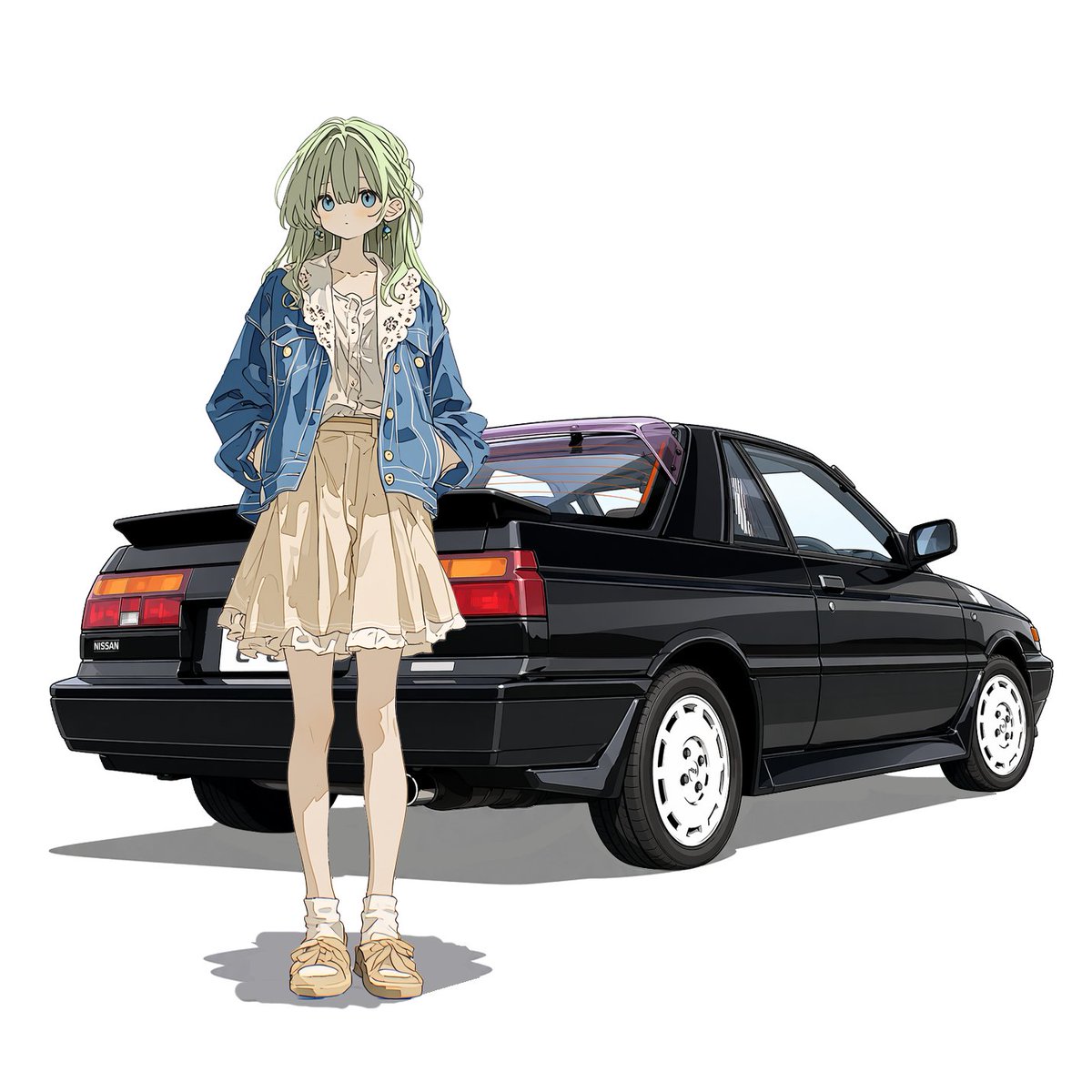 NISSAN SUNNY RZ-1 TWINCAM(B12) #FavoriteCarAndGirl 日産の看板大衆