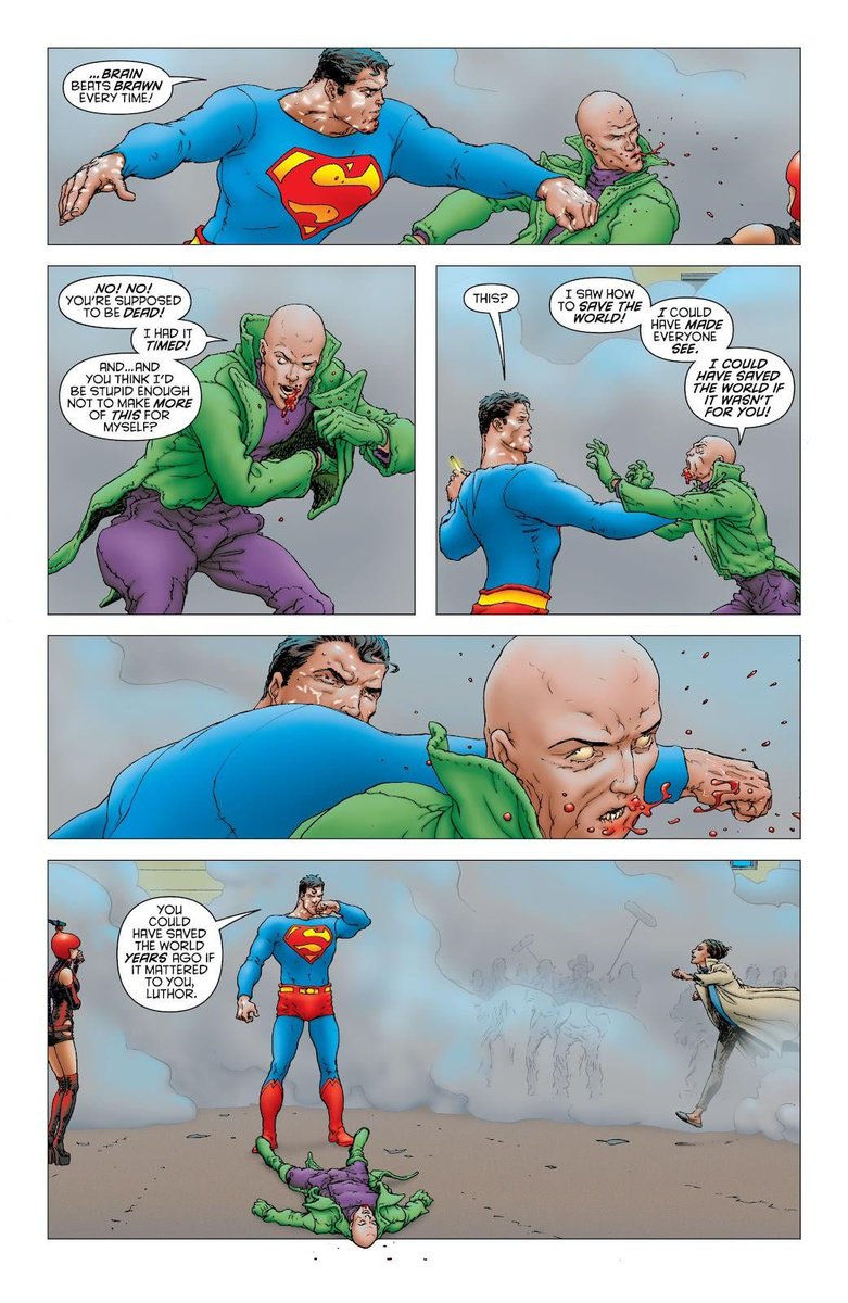 diegox_sanchez's tweet photo. @ElcuartoEs Yo no sé si los Snydertard son así de idiot*s o no se… Sup puede medir su fuerza. Bajo tu lógica: Sup tuvo que haber matado a Bruce en BvS de Snyder, pero no lo hizo ¿Sabes por qué? Porque varias veces midió su fuerza. El hate a Gunn ya es absurdo por parte de los Snydertards. https://t.co/RDdyOxkBWA