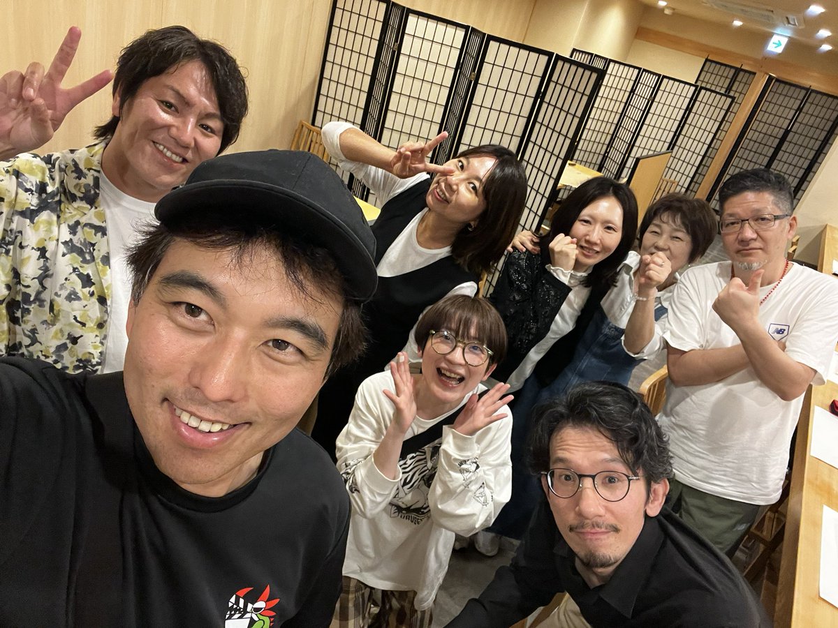 昨日は音響監督山田陽さんの誕生日を祝いに東京まで来てましたー