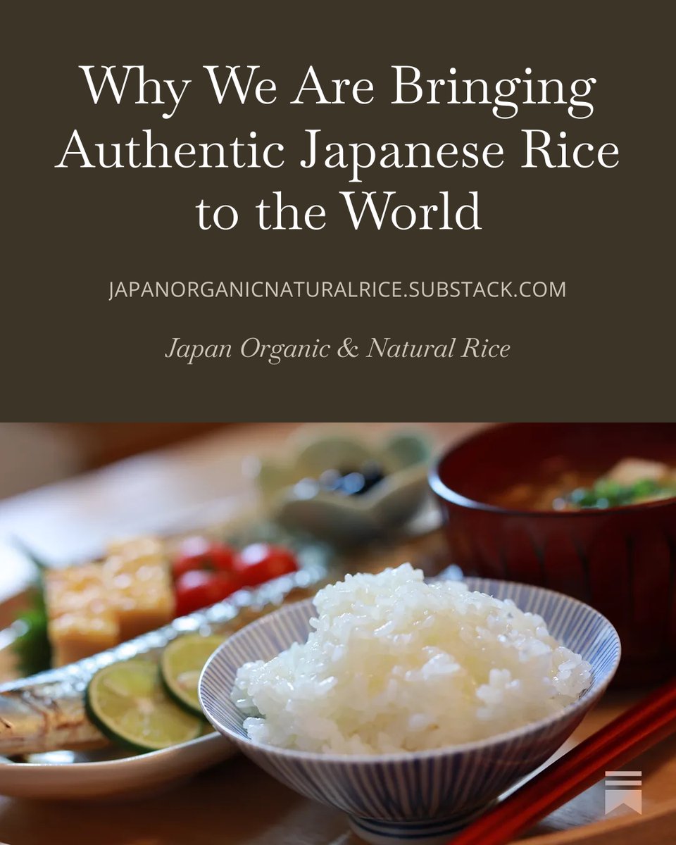 kingbrownrice's tweet photo. Why We Are Bringing Authentic Japanese Rice to the World https://t.co/RTzM5mJLmR https://t.co/48Z8vjmNUc