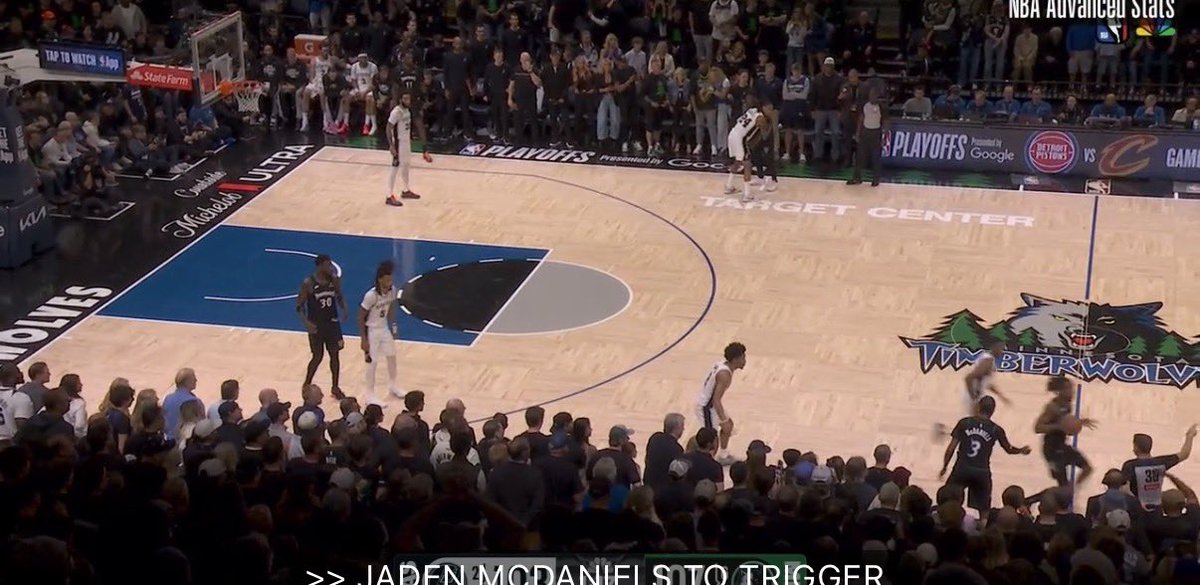 Spurs down 4.

McDaniel’s inbounds and Ayo has possession for an over and back that’s not called. 

Ayo gets an And 1 6 seconds later.