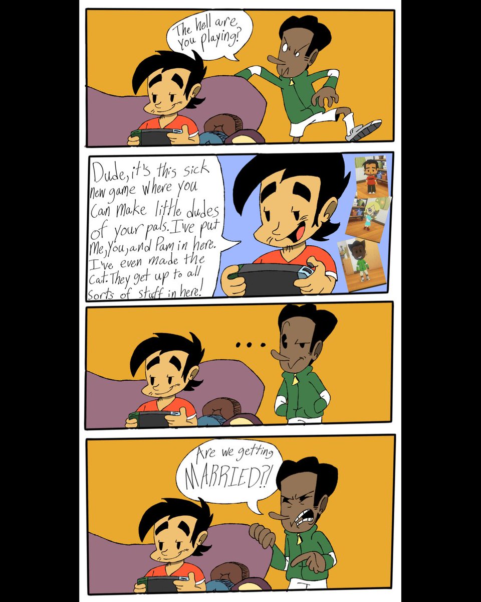 CrispyCrudlings's tweet photo. A comic about Tomodachi Life https://t.co/UW4U2UCRpO