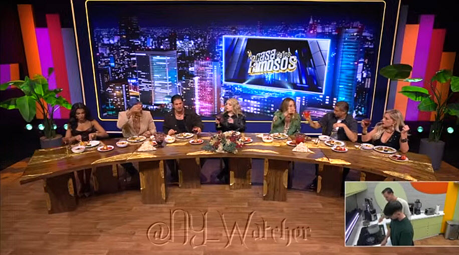 #LCDLF6 The Housemates up for Eviction are now having their Last Supper Dinner Together 🍽️🍷🍚🍲
#LACASADELOSFAMOSOS