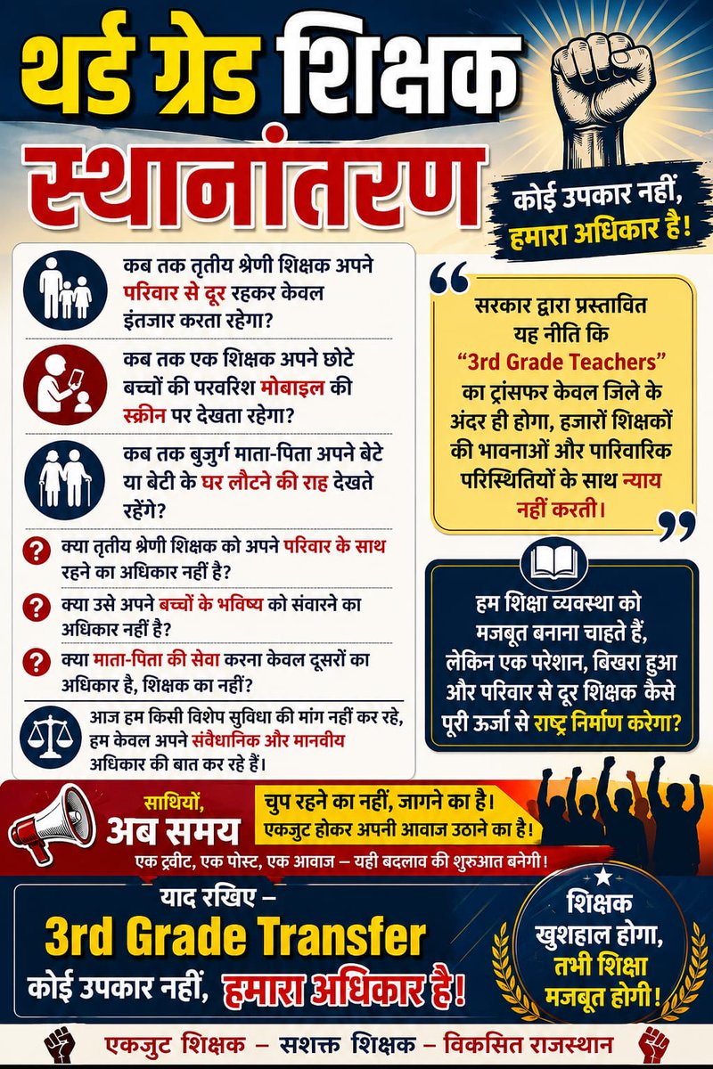 Sunil__Ahir's tweet photo. सबसे निवेदन कि एकजुट हो जाए अन्यथा जिंदगी भर का रोना हो जाएगा

आज मैं निवेदन कर रहा हु अभी वक्त है बाद में कोई कुछ नहीं कर पाएगा
#transfer https://t.co/3uaas7WBuV