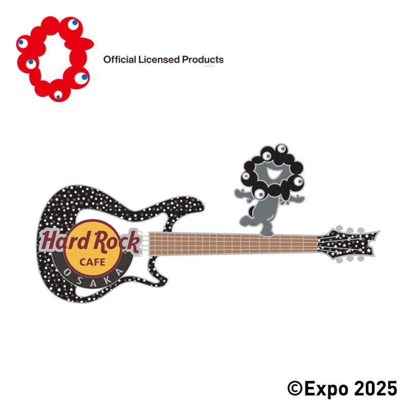 🎸ミャクミャク×ハードロックカフェ🎸 「黒ミャクミャクピン」先行予約