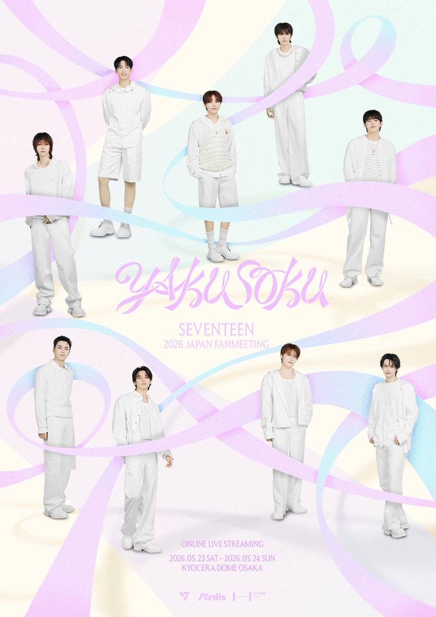 SVT JAPAN FANMEETING'YAKUSOKU' Osaka

Online Live Streaming Dates:
May 23, 2026 (SAT) — 5:30 PM JST | 4:30 PM PHST
May 24, 2026 (SUN) — 4:30 PM JST | 3:30 PM PHST

ᰔ  PRICES
• ₱80 for 2 day access
• ₱50 for 1 day access

limited slots only!
⛓️‍💥 tinyurl.com/SVTYAKUSOKUinO…