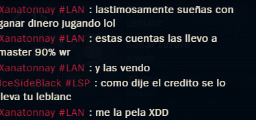 Noseasmamon69's tweet photo. @drewlevin Hey acabo de jugar una ranked y encontre a un smurfing que presume que gana dinero haciendo eloboosting a cuentas en LAN para subirlas a Master y envio pruebas presumiendo de ese hecho https://t.co/cQCnct0gTa