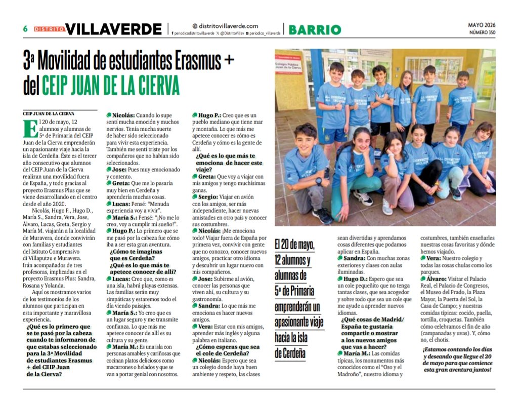 CEIP Juan de la Cierva - Villaverde tweet media