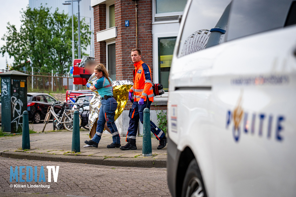 Steekpartij op de Westduëlstraat in Rotterdam