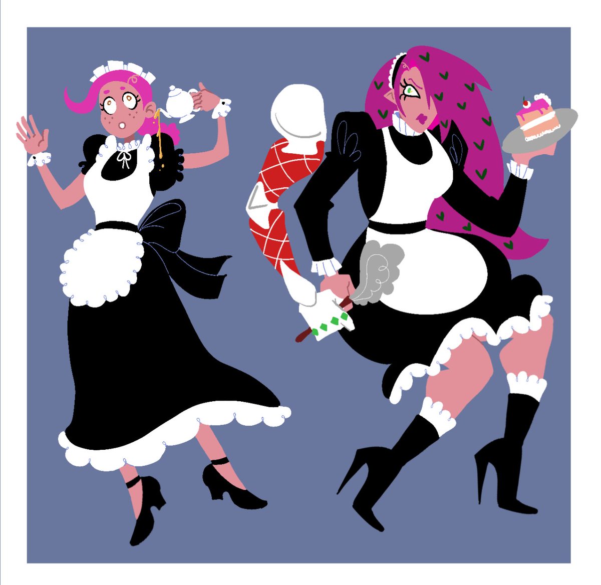 FASHIONABLY LATE MAID DIADOP!!!💕✌️ #jjba