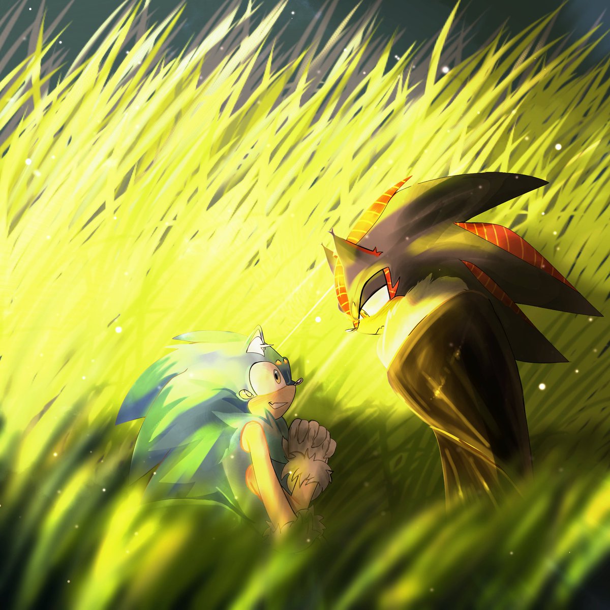 DCaptain64's tweet photo. Idk, I was watching this animation yesterday and I said... "Nah, why not?"

👯‍♂️

#SonicTheHedgehog #ShadowTheHedgehog #Sonadow #Sonicart #AU #cartoon https://t.co/NvleXMaNHS