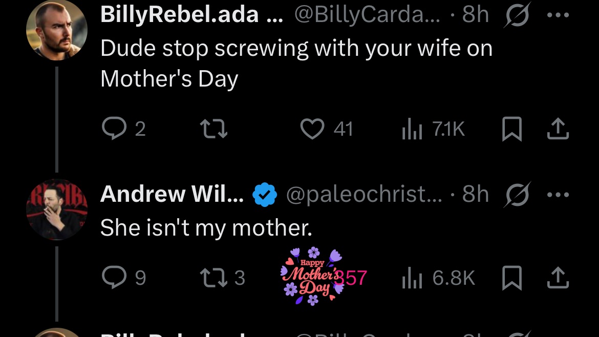 jason_robinn's tweet photo. @paleochristcon @BillyCardano And he got the Mother’s Day animation 😂 https://t.co/omtLrafrqB