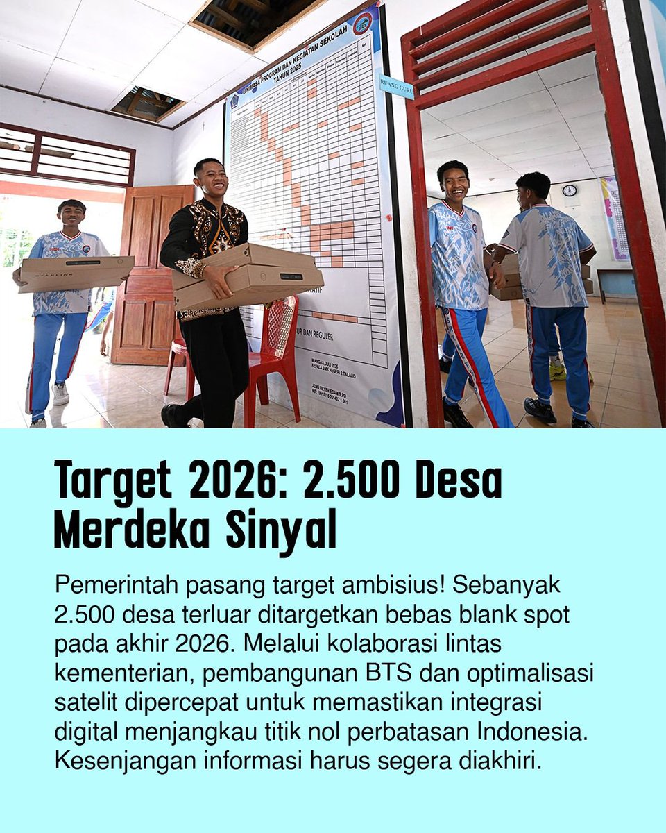 batagorena's tweet photo. Internet masuk desa, ekonomi rakyat ikut tumbuh. #PrabowoDigitalisasiDesa jadi langkah penting menjaga Kedaulatan Digital NKRI https://t.co/vSu7GaUHXT