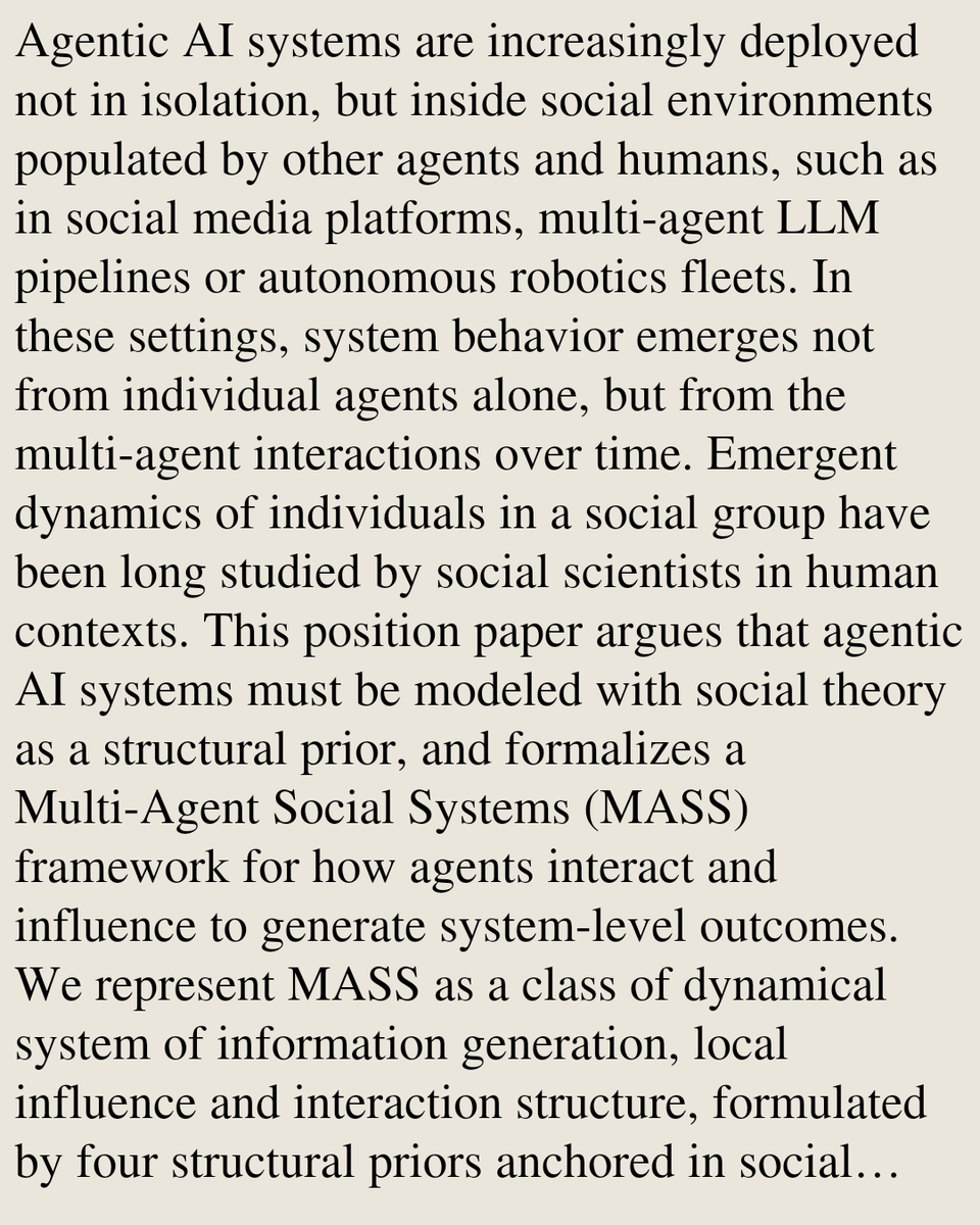 Multiagent Systems Papers tweet media