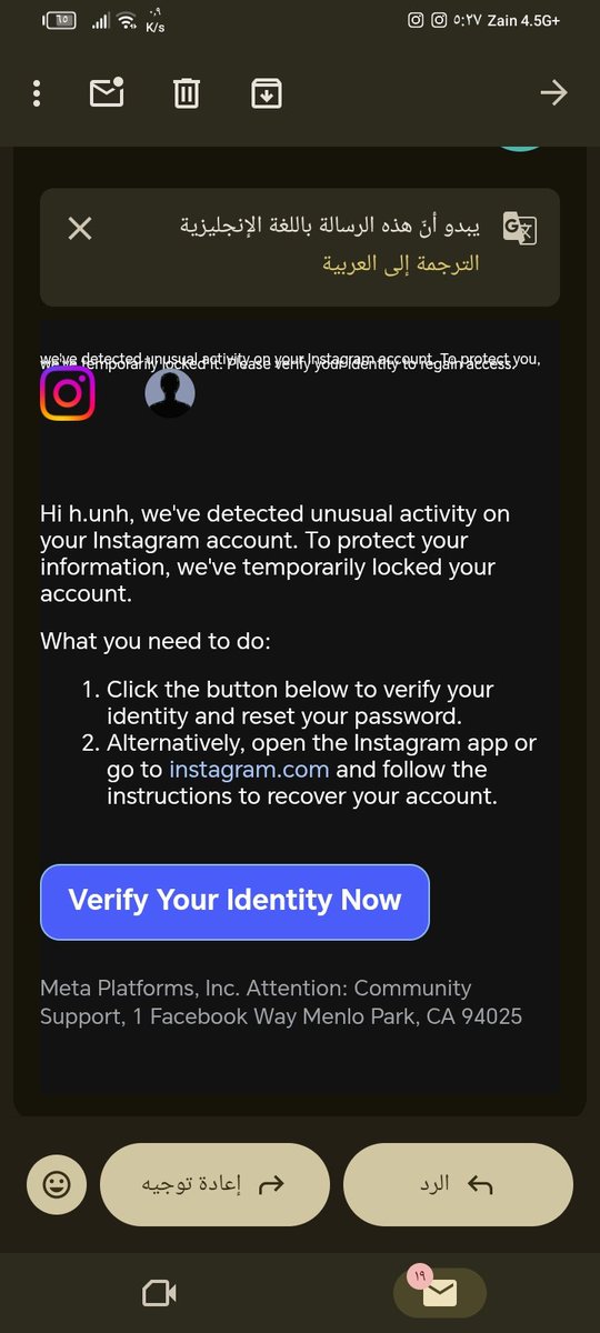 nnlj_1's tweet photo. @Meta @Instagram @andymstone @mosseri
Your agent CLOSED Case 994699742977447 after lying about recovery link for @h.unh.
I have proof from security@mail.instagram.com.
You are holding my account hostage. Fix NOW or I go to @techcrunch @washingtonpost.
#MetaFail https://t.co/oEVUKJKTi1