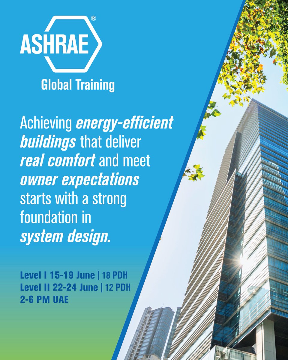 ASHRAE News tweet media