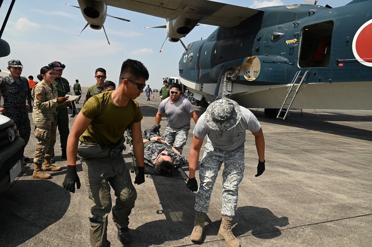 JMSDF_SDF_ENG's tweet photo. From April 10 to May 8, 2026, JS Ise, JS Ikazuchi, JS Shimokita, and one US-2 from Air Rescue Squadron 71of the JMSDF participated in a Multilateral Exercise (#BALIKATAN26) hosted by the U.S. and the Philippines. 🇯🇵🇺🇸🇵🇭 reaffirmed their strong ties! 👬 #FOIP https://t.co/cPQQCCl5ql