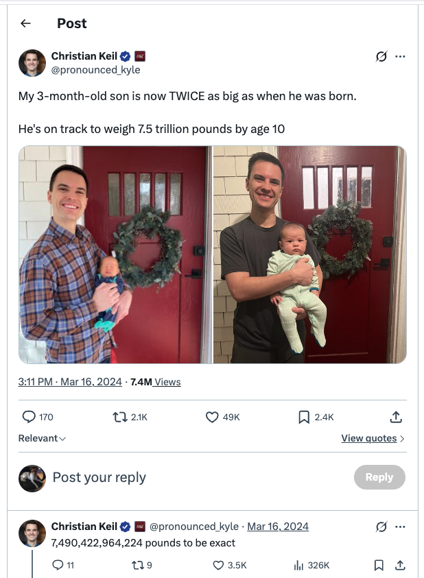 dmcg888's tweet photo. @cjoye Is this how you view the future Chris? Or are you just pretending you are a moron and that things increase at the same rate forever? https://t.co/ZZsUViVUpS