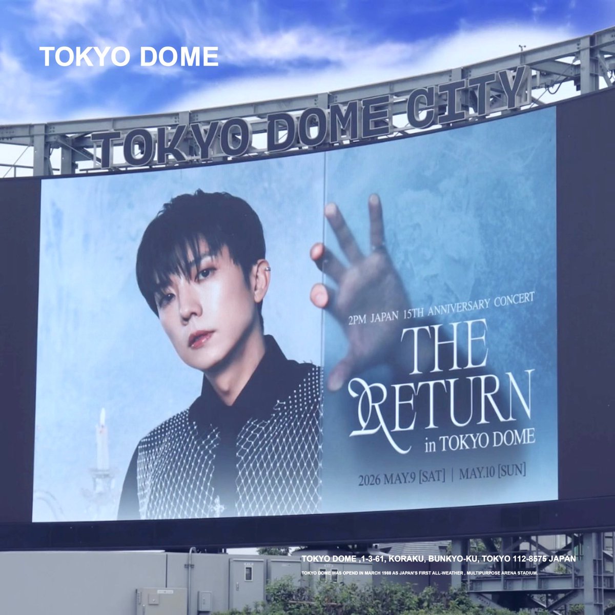 2026.05.09(Sat)-10(Sun) 2PM JAPAN 15th Anniversary Concert “THE