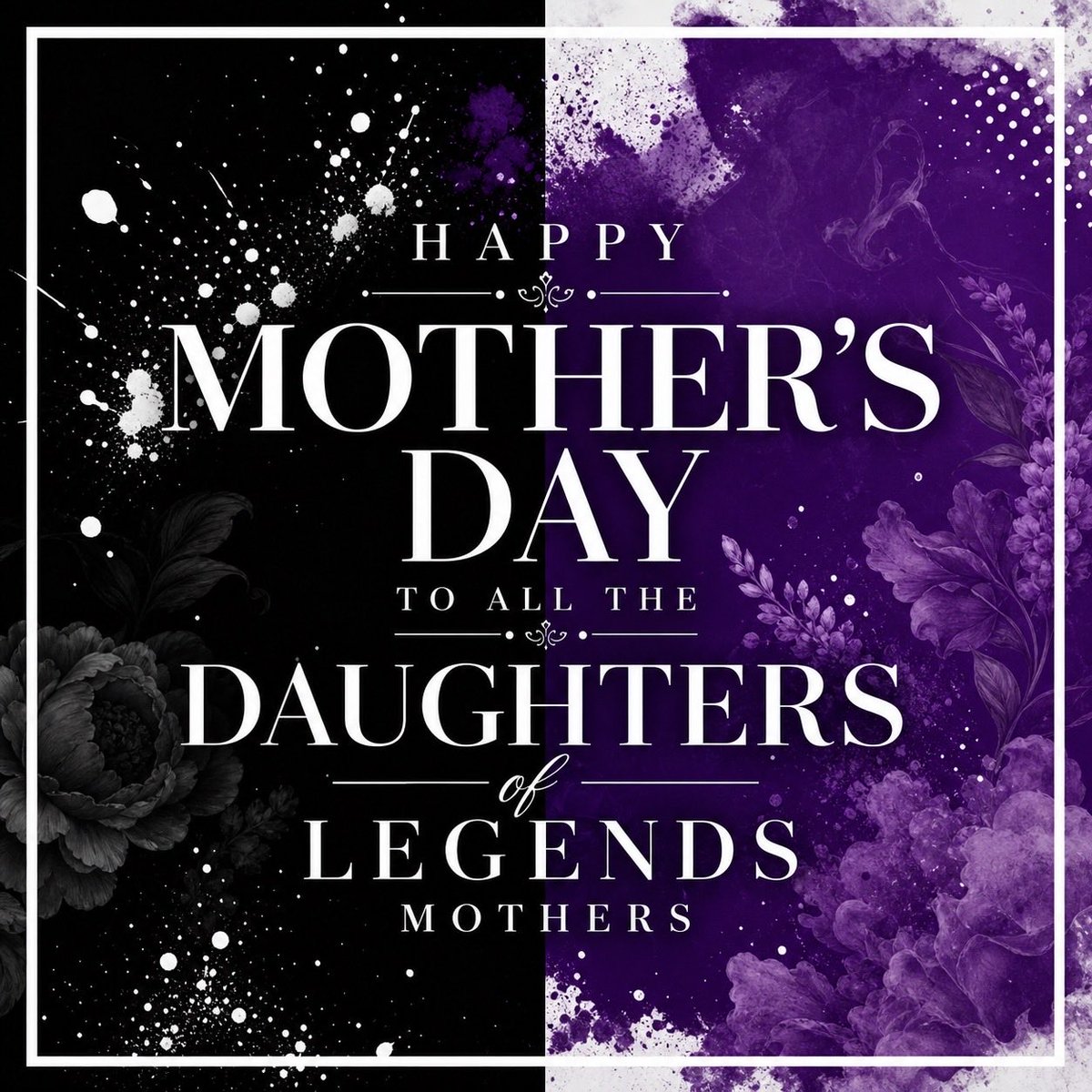 DOLSLLC's tweet photo. Happy Mother’s Day to all the incredible Daughters of Legends mothers. Today we celebrate your strength, love, grace, and the legacy you build every day. Thank you for being the heart of your families and the example of what true womanhood looks like 💜 https://t.co/B5jumjCs7O