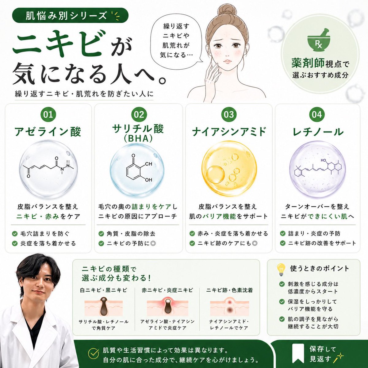 氏家|肌ガチ薬剤師 tweet media