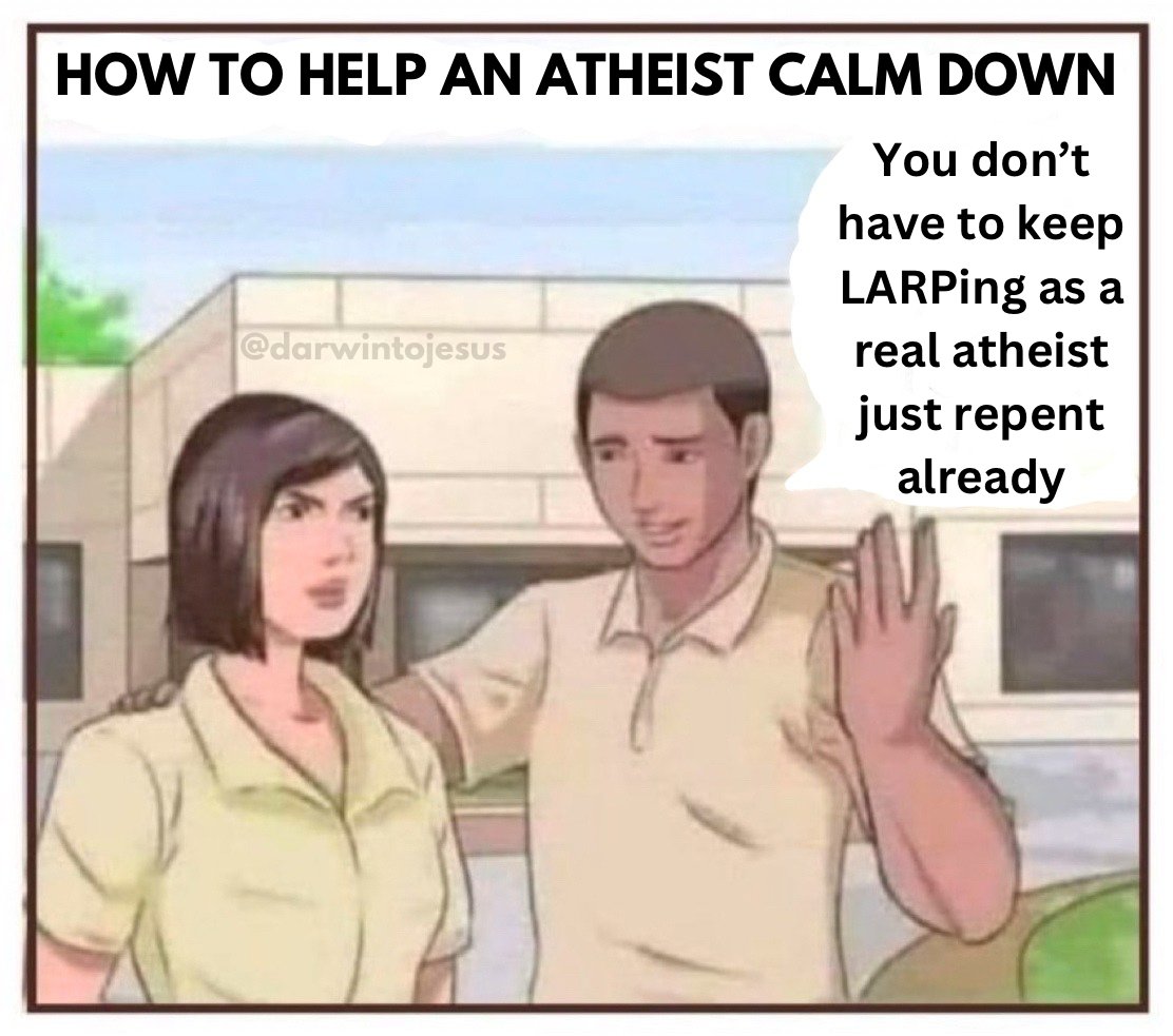 Darwin to Jesus tweet media