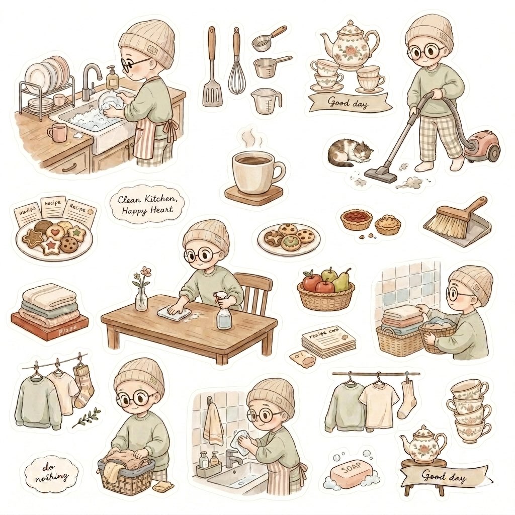 aladdin_nv's tweet photo. AI生成のイラストって、ディズニー風もジブリ風も結局似た感じになるよね〜
汎用性ある消費されてくイラストの代表って感じなのかな？
たまに腕が3本あったりするけど😅手帳用シールに良さげなイラスト集もチャチャっと用意してくれちゃう。
でも「個性」あるものはやっぱり作家さん作品が良い🖋️ https://t.co/NcLwX5aJvj