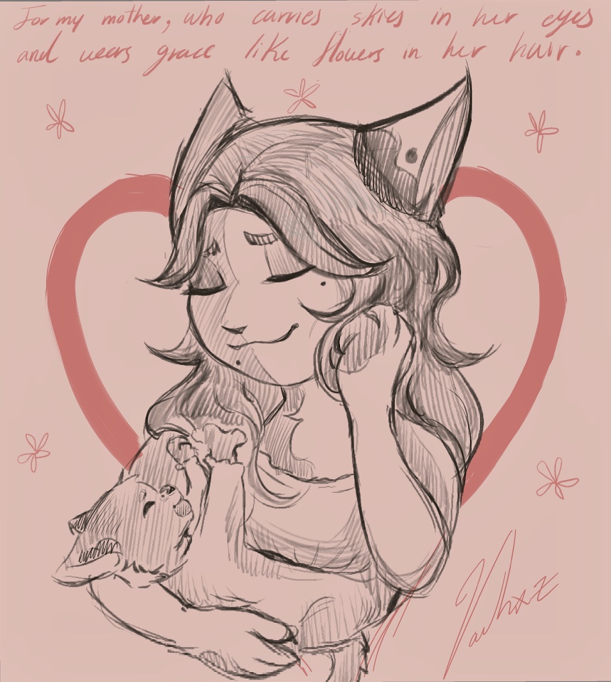 vauhxz's tweet photo. Happy Motherโs Day โฅ๏ธ #Lackadaisy #LackaOc #MothersDay https://t.co/bKpEYuDzim