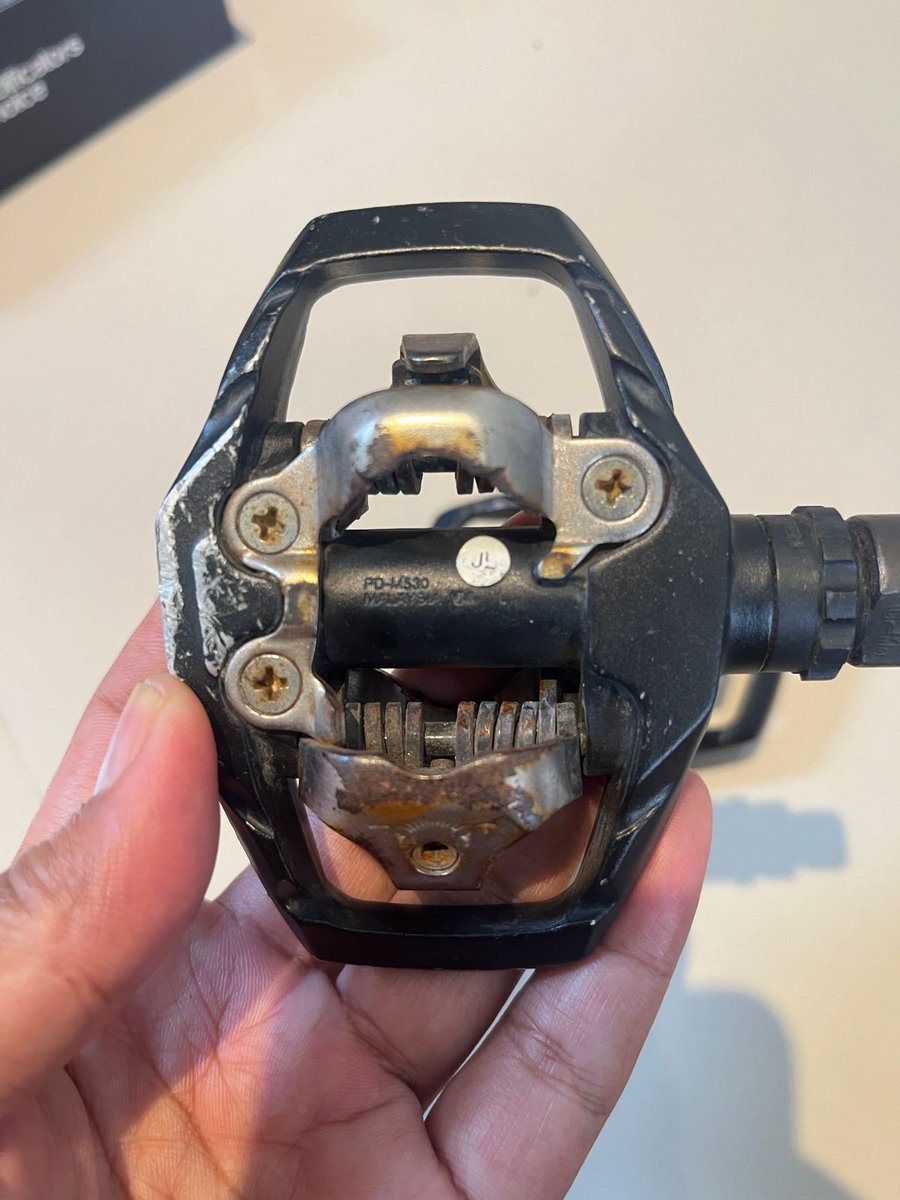 hmdns's tweet photo. WTS - Pedal Cleat MTB

Shimano PD-M530
Used no box, good condition, baut pengencang normal
Lokasi Ciputat, Tangsel. Rp300.000,- free ongkir!

#FNFJB https://t.co/ur02J412It