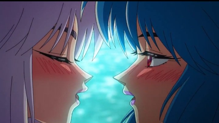 There is only one part in the manga this happens. >v>